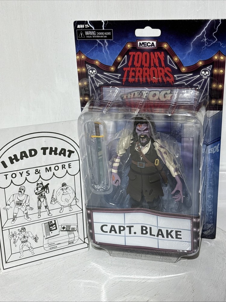 NECA Toony Terrors The Fog Captain Capt Blake 6” Scale Horror Action Figure NEW