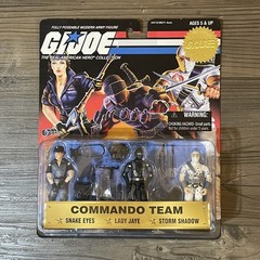 G.I. Joe Commando Team Action Figures Snake Eyes Lady Jaye Collector’s Edition