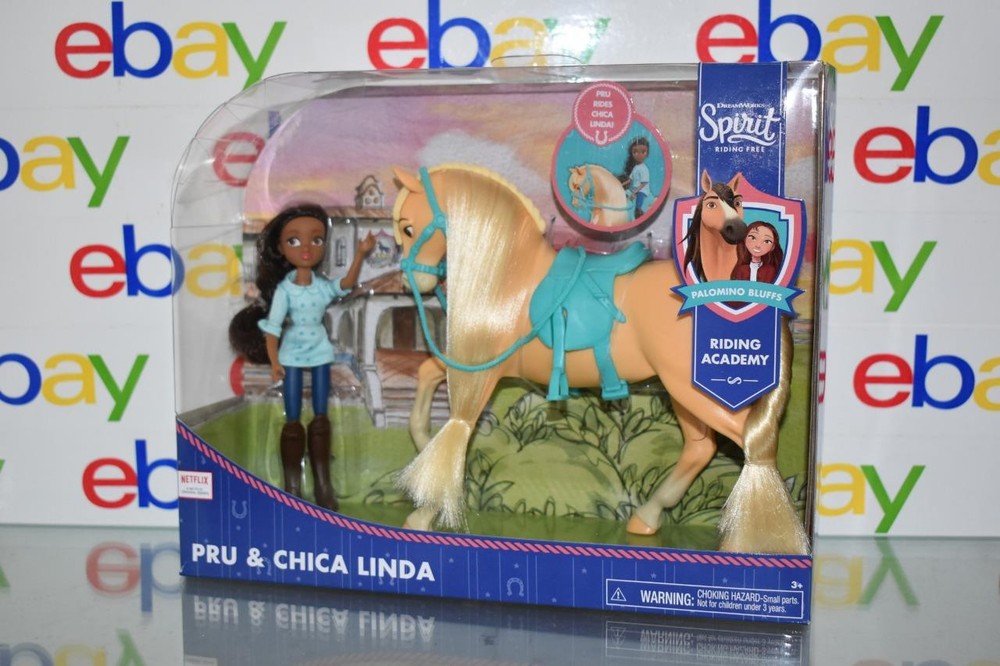 DreamWorks Spirit Riding Free Doll & Horse Pru & Chica Linda Netflix Series NIB