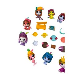Littlest Pet Shop LPS Hungry Pets Thirsty Pets Theme Lot Accessories