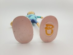 Kid Galaxy Decker Bendable 6” Action Figure Baseball Bendo Toy Vintage Loose