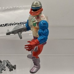 Vtg ROBOTO Motu Masters Of The Universe He-Man Action Figure Wave 4 100% 25-21