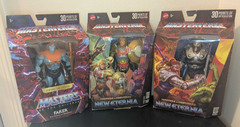 Masters of The Universe Bundle of 3 Action Figures: He-Man, Fisto, Faker