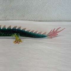 Vintage 1979 Imperial Dragon Sea Monster Figure Hong Kong 17″ Long