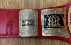 AEW TNT CHAMPIONSHIP TITLE BELT CHRISTIAN CAGE BELT WRESTLING NOVELTY BELT