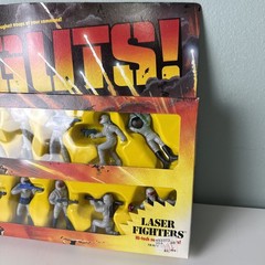 Vtg 1986 MATTEL GUTS! Laser Fighters SET With Original Box RARE Open Box