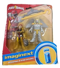 Imaginext Mighty Morphin Power Rangers King Sphinx & Scorpina Figures