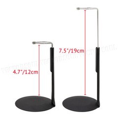 US 3Pcs Doll Stand Base Holder C Type for 8″ ~ 12″ Action Figures Toy Collection