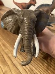 Flaw Wear From Use 5 Schleich Figures Used. 4 Dinosaurs 1 Elephant