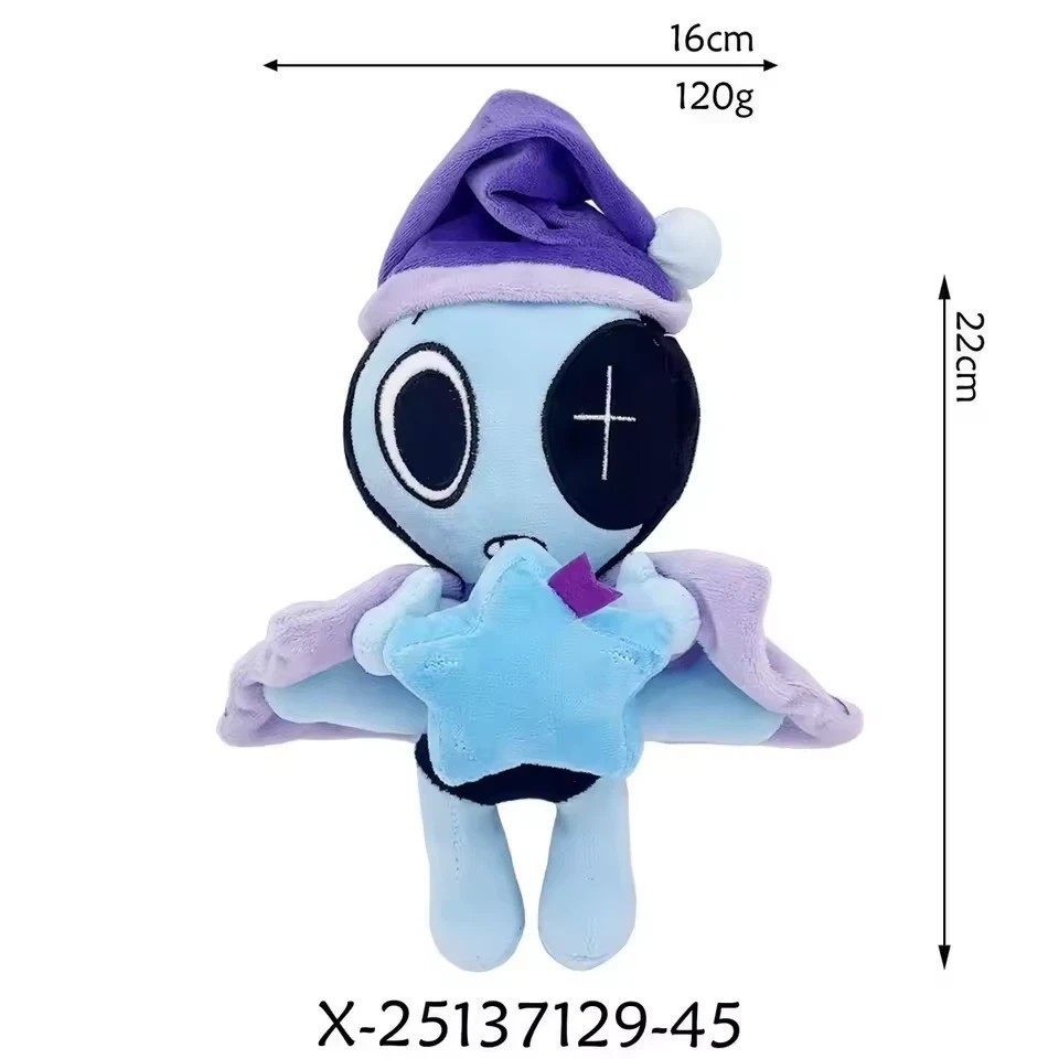 Dandy’s World Plush Gourdy Eclipse Pebble Rosy Ribecca Plushie Toy for Game Fans