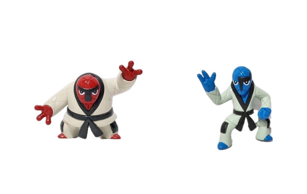 Tomy Officially Licensed Sawk and Throh Pokemon Toy Lot – New