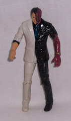 DC Comics Batman Arkham City Two Face Action Figure Mattel 2014 Loose