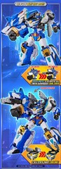 Metal Cardbot W BlueCop W Korean Transforming Robot Police Car Action Toy