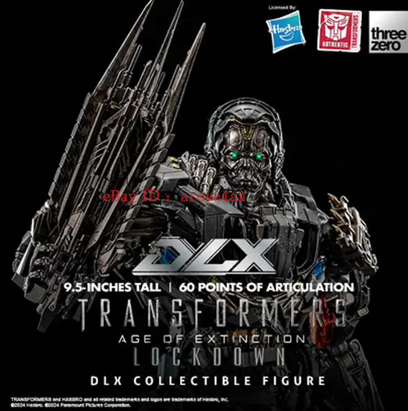 Threezero Dlx Lockdown 24cm Action Figure In Stock Collectibles New