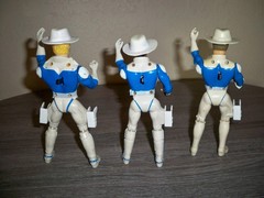 Galoob Of The Galaxy Rangers 1986 NEAR COMPLETE LOT OF 3 GOOSE ZACHARY FOX