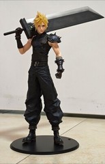 11″ STATIC ARTS Final Fantasy VII Cloud Strife remake rebirth Figure (no box)
