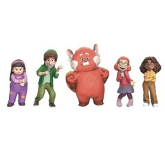 Disney Pixar Turning Red BFF Collectible Figure Set of 5 New