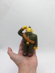 The Simpsons Corporal Punishment Multicoloured Plastic Action Figure Fox 2005