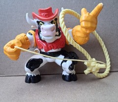 Vintage 1991 Hasbro Cowboy Of Moo Mesa Cowlorado Kid Colonel Cudster set of 2