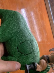 CUSTOM BIONATOPS Triceratops He-man MOTU Must See! ONE-OF-A-KIND! Jurassic Park