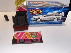 Back to the Future Time Machine NIB and Back to Future II Hover Board NIB