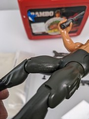 90% Complete Vtg 1985 Coleco John Rambo Force of Freedom 6.75” Action Figure