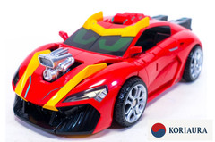Metal Cardbot S Season2 REDBLITZ Transformer Robot Muscle Car Figure Toy 2024