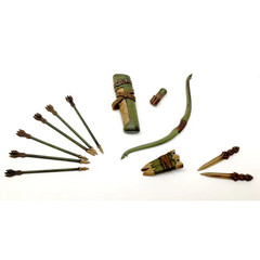 1:18 Scale Elven Mini Gear Kit (Bow, Quiver and Blade Pack for 3.75″ – 4″