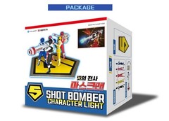 TOEI Maskman Shot Bomber Light Lamp Figure Sealed Korea Tokusatsu