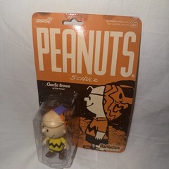 2021 PEANUTS REACTION 3 FIGURES LOT- VIOLET/CHARLIE BROWN/LINUS & LUCY- HORROR
