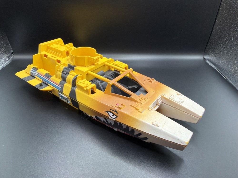 G.I. Joe Tiger Shark/Tiger Force Boat Vehicle INCOMPLETE (1988)