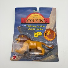 The Lion King Fighting Action Adult SIMBA 1994 Disney Toy Figure