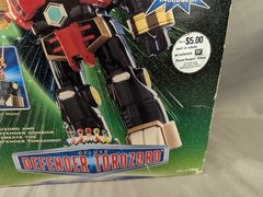 1998 Power Rangers Lost Galaxy Deluxe Defender Torozord with Box