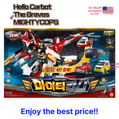 Hello Carbot The Braves Mighty Cops 4-in-1 Transforming Police Car Robot 2026