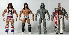 Ultimate Warrior WWE Mattel Elite Legends 1/5 Defining Moments 1/15 Set ALL 4