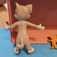 Vintage 1989 Tom and Jerry MGM Bendable Bendy Figure Set
