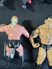 1990s WWE/WCW Wrestling Action Figures Lot of 12 Vintage And New