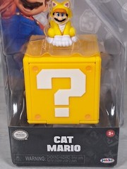 Jakks Pacific Cat Super Mario Bros Movie 1.25 in Mini Figure w/ Question Block
