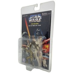 Star Wars Luke Skywalker Die Cast Metal Key Chain 1996 Placo Products Sealed