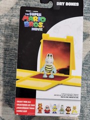 Jakks Pacific Super Mario Bros Movie Dry Bones 1.25 in Mini Figure BRAND NEW