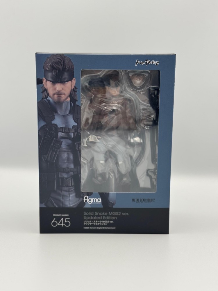 Figma Metal Gear Solid 2 Sons of Liberty Solid Snake MGS2 Ver. Updated Edition
