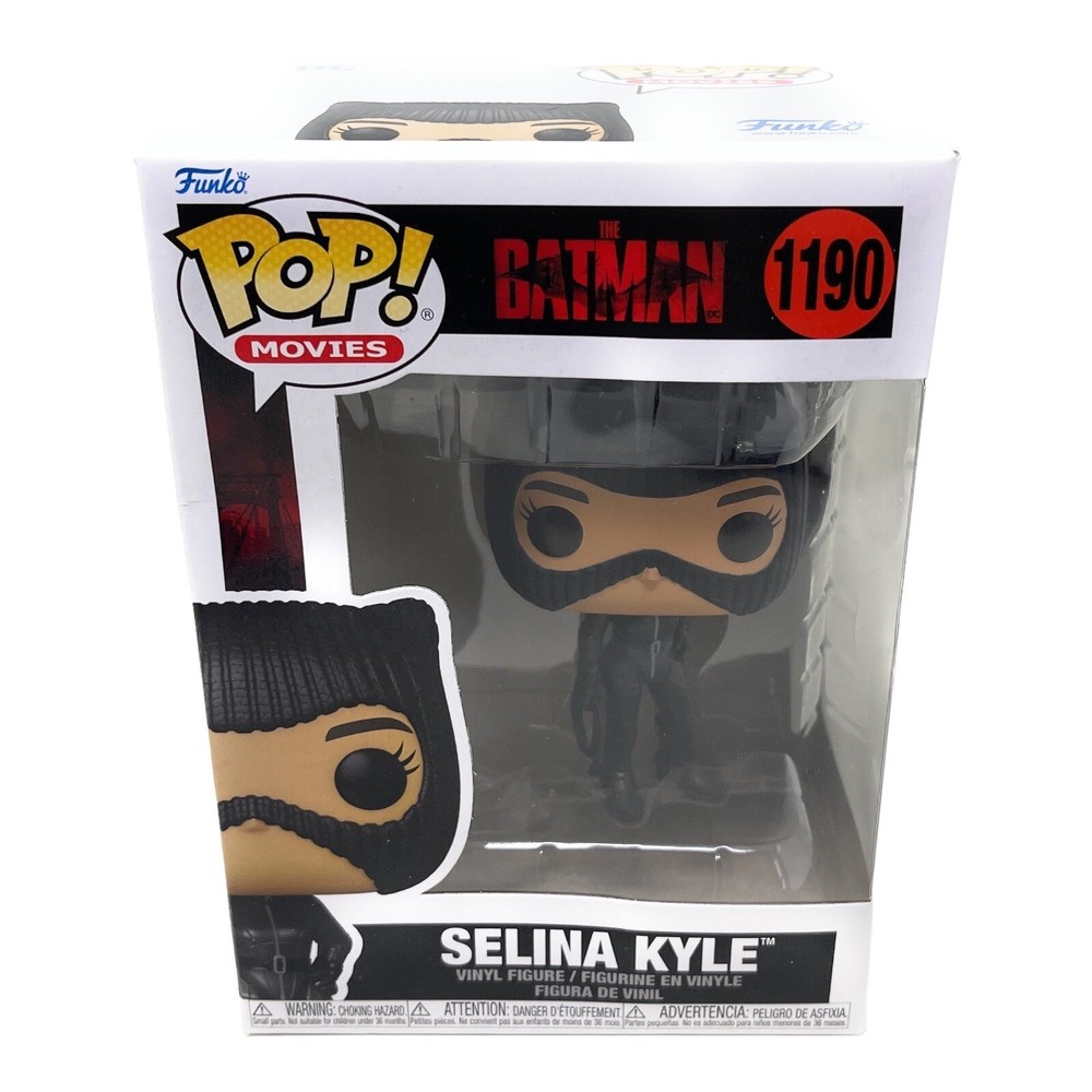 Funko Pop Movies Selina Kyle The Batman 1190 Vinyl Figure Black DC Comics