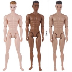 Strong Man 1/6 Male Doll White/Normal/Tan Action Figure Body DIY Toy