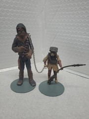 Star Wars Chewbacca Prisoner & Princess Leia Boushh The SAGA Collection 2006