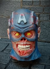 Zombie Captain America Marvel Handmade Latex Mask , Halloween/Parties/Cosplay