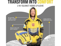 Transformers Bumble Bee Snugible Yellow One size Bumblebee Unisex