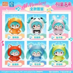 LDCX x Hatsune Miku Rainy Day Series Plush Keychains Blind Box
