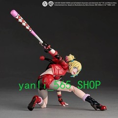Kaiyodo Revoltech Amazing Yamaguchi Harley Quinn Suicide Squad ISEKAI Ver.&Bonus