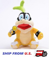 New lggy Super Mario Bros Stuffed Plush Doll Bowser Toy Gift Christmas Birthday