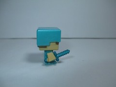 Minecraft Mini-Figures 1″ Steve in Diamond Armor Mini Action Figure Mojang